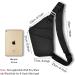 VADOO Anti-Theft Sling Bag - Crossbody Shoulder Bag for Men and Women in Black - Buy Online on GoSupps.com