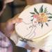 NEWSEE 4 pcs Beginner Floral Embroidery Kit with Patterns and Instructions for Adults - Cross Stitch Set with Hoop, Cloth, Thread & Needlepoint - Full Embroidery Set - Buy Online on GoSupps.com