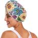 Buy Super Absorbent Colored Rainbow Flowers Hair Towel 2 Pack | Quick Drying Hair Turbans for Women & Girls - Buy Online on GoSupps.com