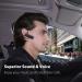 Marnana Bluetooth Headset - 18 Hours Playtime, Noise Cancelling Mic - Ultralight Wireless Earpiece for iPhone Samsung Android - Black - Buy Online on GoSupps.com