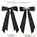 Kryzalite Silky Satin Hair Loops & Clips - Black & White Ponytail Holders for Women - 2 Piece Set - Buy Online on GoSupps.com