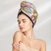 Hair Towel Wrap | Quick-Dry Hair Drying Towel with Button | Travel-Friendly Turban Head Towel - Buy Online on GoSupps.com