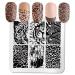 Nail Stamping Plate Fashion Animal Pattern Leopard Stamp Template Print Image Nail Art Stamper Scraper Nails Tool