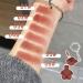 DAGEDA 3Pcs Matte Velvet Lipstick Set with Keychain Bear - Waterproof & Long Lasting Lip Gloss - Cute Bear Beauty Makeup Set - Buy Online on GoSupps.com