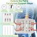 Breathable Waist & Back Support Belts for Men & Women - Pain Relief for Herniated Disc Scoliosis & Sciatica - XL Gray - Buy Online on GoSupps.com
