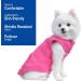 EXPAWLORER Polar Fleece Vest Dog Clothes - Warm Sleeveless Dog Jacket for Small, Medium, Large Dogs - Medium Hot Pink - Buy Online on GoSupps.com