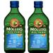 M LLER'S Moller's Fish Cod Liver Oil with Omega 3 Vitamins Fruit Flavour 250 Ml Liquid Supplement Made in Norway 2 Bottles