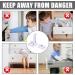 Invisible Anti-Theft Drawer Locks - Baby Proof & Child Safety Cabinet Locks - 4 Pcs White for Secure Home Protection - Buy Online on GoSupps.com
