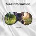 Cute Black Pug Dog Print Soft Eye Mask | Sleep Mask for Women & Men | Travel Comfort - Buy Online on GoSupps.com