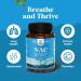 NAC Supplement N-Acetyl Cysteine 600mg - Vegan High Absorption Capsules for Liver Detox Lung Health & Immunity Support | 180 Servings - Buy Online on GoSupps.com