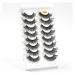 UAMOU 5/50 Boxes Russian Strip Lashes DD Curl Lashes 8 pairs 3D Mink Eyelashes Natural Fluffy False Eyelashes Extension Cheerfully (Color : 8Pairs G880 Size : 30 Boxes)