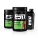 ESN Vegan Designer Protein Powder Milky Chocolate 2 x 910 g Can + Free Shaker - Muscle Building and Recovery Milky Chocolate 910 g (Package of 2)