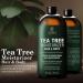 Tea Tree Hair and Body Moisturizer - Hydrating Lotion with Peptides Coconut & Avocado Oils - Daily Leave-In Conditioner for Men & Women - 8 oz - Buy Online on GoSupps.com