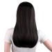 MapofBeauty 20 Flat Bangs Straight Hair Slightly Curled Wig (Black) - 50cm Length | Shop Now - Buy Online on GoSupps.com