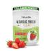 NaturalSlim Metabolic Protein Powder with Collagen whey protein powder shake Hydrolyzed Collagen with L-Glutamine for Metabolic Support Digestion Skin Joints & Muscle Low Carb 17.06oz Strawberry Strawberry With Collagen