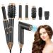 Hair styler Hairstyler Airstyler 5 in 1 hair dryer brush set Airstyler 5 in 1 with 6 attachments drying straightening curling volumizing lonen care styling brushes for all hair types