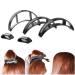 Frcolor Big Bumpits Happie Hair Volumizing Inserts Bun Maker Set - Black (5 Pieces) - Buy Online on GoSupps.com