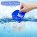 Retainer Bath Box Denture Cleaning Bath Case with Brush Denture Cup Storage Bath Box Case Retainer Cleaning Container Mouthguard Soaking Holder - Dark Blue - Buy Online on GoSupps.com