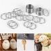 200PCS 25mm Silver Key Rings - Split Bulk Keyrings for Keychain & Crafts - Buy Online on GoSupps.com