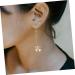 PLAFOPE 10pcs Flower Ornaments Crafts Flower Earrings Alloy White Accessories Self Made - Buy Online on GoSupps.com