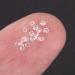 wemee 1440Pcs Micro Diamond DIY Nails Rhinestones Crystal Flat Back Non Rhinestones Need Glue Nail Art Decoration Cosmetics White - Buy Online on GoSupps.com