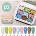 Solid Gel | 9 Color Gel Palette - 3D French Manicure for Home Women Girls and Weddings - Buy Online on GoSupps.com