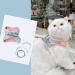 Fueegue Cat Harness with Leash Escape Proof Adjustable Soft for Cats and Dogs Puppy Harness Pink M