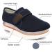 KHFHVB Women's Wide Width Diabetic Walking Shoes - Adjustable Closure for Edema, Plantar Fasciitis, Bunions - Black - Buy Online on GoSupps.com