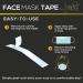 Uplift Secret Face Mask Tape Double Sided (100 Count) - Prevents Fogging, Slipping & Gaps - Works with All Masks - Buy Online on GoSupps.com