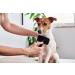 Lambskin Brush for Pets - Universal Care Brush for Dogs & Cats | Soft Grip Long & Short Hair Fur Brush | Black/Red - Buy Online on GoSupps.com