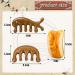 Tyxhxtf Massage Comb Set - 2 Wide Tooth Gua Sha Stones & Round Tooth Comb for Fatigue Relief | Ideal Massage Tool for Men & Women - Buy Online on GoSupps.com