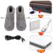 Buy Electrical Foot Warmers - Heated Plush Heat Shoes for Men & Women | Soft Heated Boots for Home & Office - Gray Winter Comfort - Buy Online on GoSupps.com