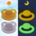 Buy LittleForBig Pacifier Generation 1 Night Glow Set - White/Yellow | International Shipping Available - Buy Online on GoSupps.com