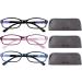 URLAUB 3-Pack Anti-Blue Light Blocking Reading Glasses +1.5 Magnification for Men and Women - Buy Online on GoSupps.com