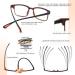 CARA 2 Pack Progressive Multifocus Reading Glasses with Blue Light Blocking - Workspace for Near Range (C2 2.00 Diopters) - Buy Online on GoSupps.com