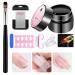 Broken Nail Repair Kit 5g Glue Gel Brush Nail Tweezers - Strengthening and Repairing Gel | Daily Care for Damaged Broken and Split Nails for Women and Girls - Buy Online on GoSupps.com