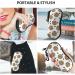 OPSREY grass Pot Leaf printed Glasses Case Portable Zip Storage Case Neutral Sunglasses Soft Case Cookies Food Chip Biscuits One Size - Buy Online on GoSupps.com
