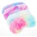 Shop WLLHYF 4 Pcs Plush Rainbow Eye Masks | Soft & Comfortable Furry Sleep Covers for Adults & Kids | Perfect for Travel & Napping - Buy Online on GoSupps.com