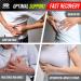 BLITZU Broken Rib Brace & Chest Binder - Post-Surgery Support for Cracked Fractured Ribs | Compression & Pain Relief - Regular Size - Buy Online on GoSupps.com