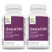 Terry Naturally Clinical OPC Heart - 60 Capsules 2 Pack - 600 mg Grape Seed Complex - - Supports Overall Cardiovascular Function - Non-GMO Gluten Free - 40 Total Servings