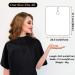 2 Pcs Waterproof Makeup & Hair Cape Set - Salon Barber Bib for Hair Dye & Styling in Black - Buy Online on GoSupps.com