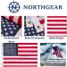 NORTHGEAR Boat Flag Pole with 18 x 12 American Flag - Universal Mount for Small and Medium Boats | U.S. Patriotic Outdoor Decor - Water and Weather Resistant | Heavy-Duty Clamp 18 Inches Pole - Buy Online on GoSupps.com