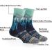 APRIME ECO-CAFE Crew Cushion Outdoor Socks for Hiking, Trail Running, Climbing, Cycling | Made from Coffee Grounds | Medium Forest - Buy Online on GoSupps.com