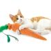 SmartyKat Plush Kicker Toy for Cats & Kittens - Fun & Engaging Play | Multiple Styles Jumbo Kolossal Karrot - Buy Online on GoSupps.com