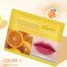 10 pieces of collagen crystal lip mask can nourish moisturize protect lips resist aging exfoliate and prevent chapped skin (strawberry and orange flavor) red - Buy Online on GoSupps.com