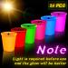 24 Pieces Light Up Shot Glass Necklaces - Glow in the Dark Neon Plastic Cups on Beaded Chains for Halloween, Christmas, Wedding - Party Favors in 6 Colors - Buy Online on GoSupps.com