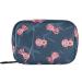Pfrewn Pill Organizer Case 7 Day Octopus and Axolotls Travel Pill Box with Zipper Portable Small Weekly Vitamin Medicine Supplement Holder Pouch Bag
