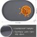 Yacee Large Waterproof Silicone Dog Food Mat | Easy Clean, Dishwasher Safe | Raised Edges, Prevents Spills | Pet & Cat Placemat Tray, Gray 19x12x0.5 Inch - Buy Online on GoSupps.com