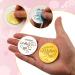 lasuroa 10pcs Happy Mother's Day Cake Topper Acrylic Round Mothers Day Cupcake Topper Mirror Engraved Cake Decoration for Dessert Birthday Party Supplies (Gold) - Buy Online on GoSupps.com