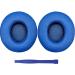 Beats Solo 3 Wireless Ear Pads Replacement  BUTIAO Protein Leather Memory Foam Headphone Earpads Ear Cushion Pad for Beats by Dre Solo 3 Wireless & Solo 2 Wireless Over Ear Headsets (Blue)